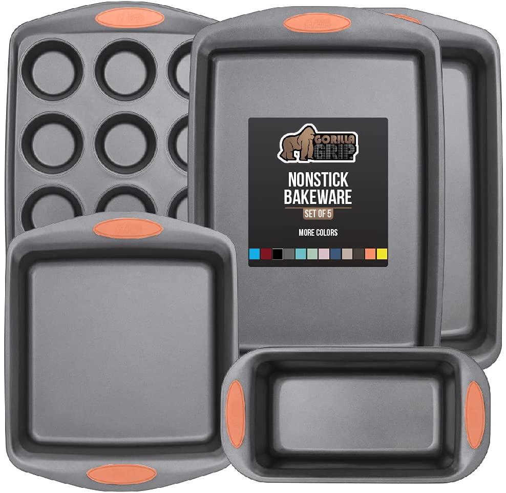 Skørter | Multipack Gorilla Grip Bakeware Sets, Nonstick, Heavy Duty Carbon Steel