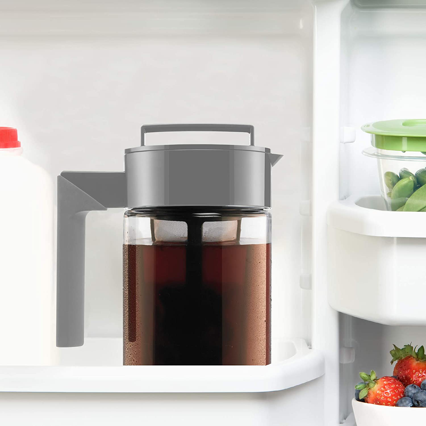 Skørter | Takeya Patented Deluxe Cold Brew Coffee Maker, One Quart, Stone