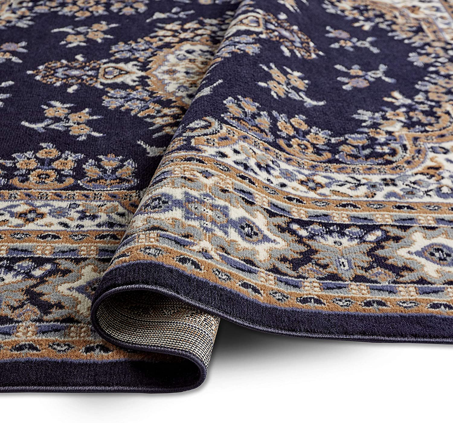 Skørter | Home Dynamix Premium Sakarya Traditional Medallion Border Rug, Porcelain, 5'2"x7'4" Rectangle
