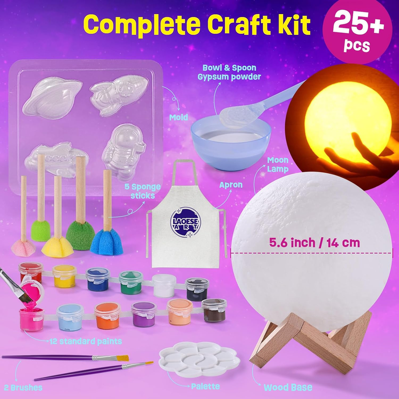 Skorter | Paint your own lamp kit - DIY 3D night light for kids