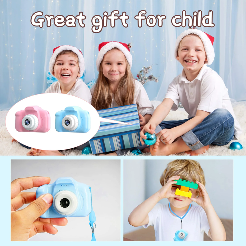 Skørter | Kids 1080P HD 20MP Digital Camera with 32GB SD card