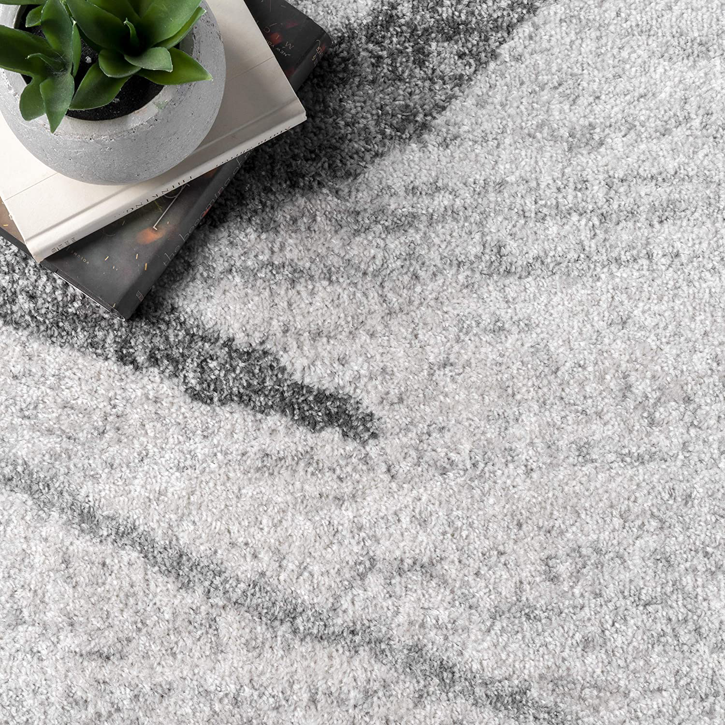 Skørter | nuLOOM Thigpen Modern Rug, 4' Square, Gray