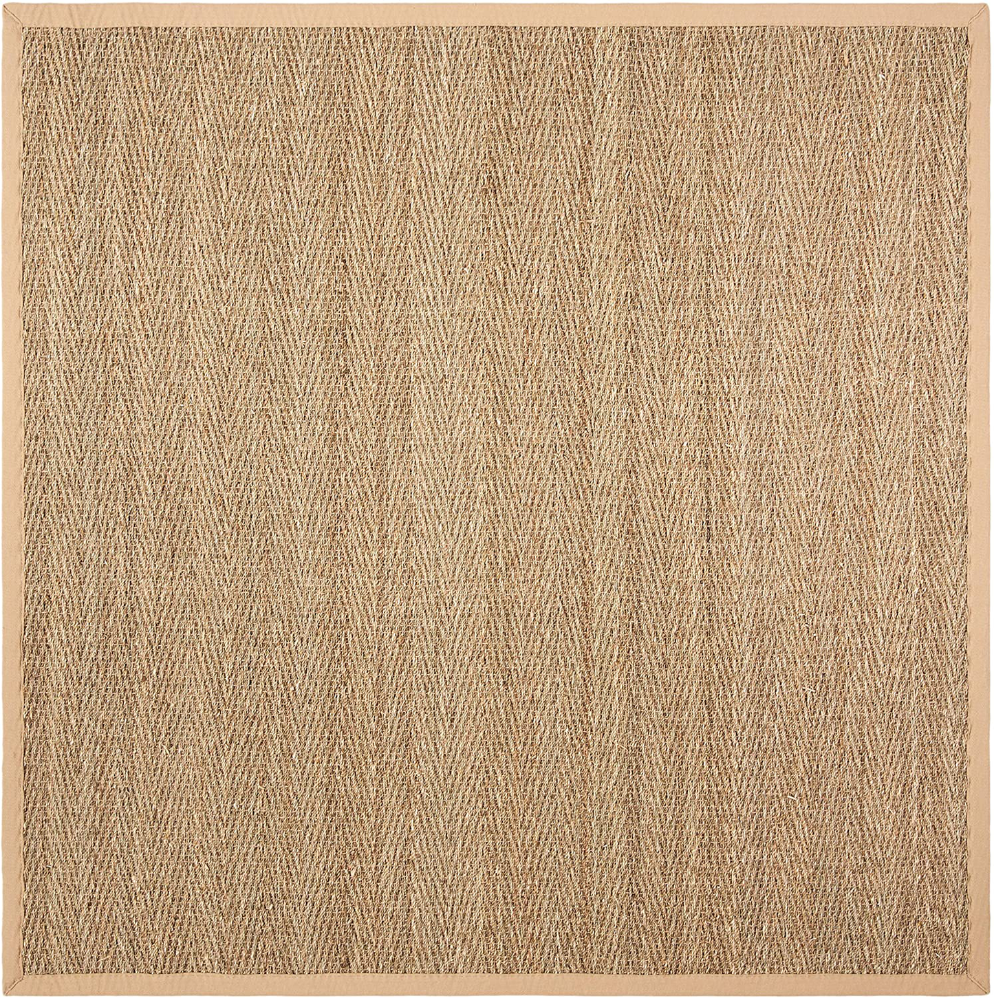 Skørter | Safavieh Natural Fiber Collection NF115C Border Herringbone Seagrass Area Rug, 3' x 5', Black