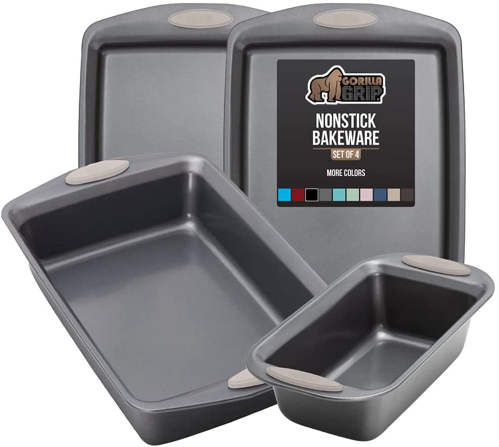 Skørter | Multipack Gorilla Grip Bakeware Sets, Nonstick, Heavy Duty Carbon Steel