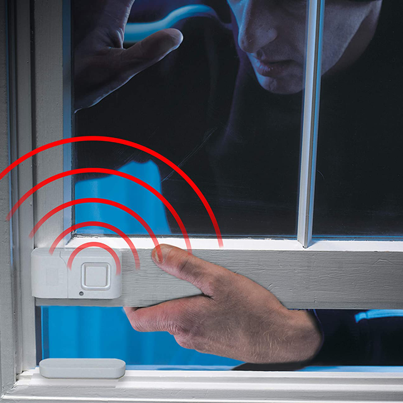 Skorter | 4 Pack Wireless GE Personal Security Window & Door Alarm