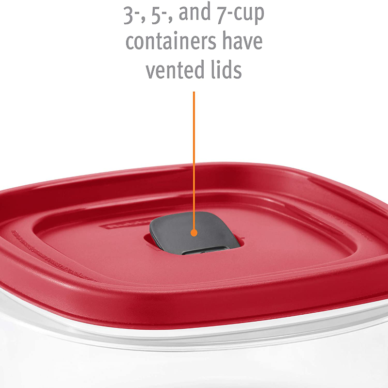 Skørter | Rubbermaid Easy Find Ventilated Lids Food Storage Containers