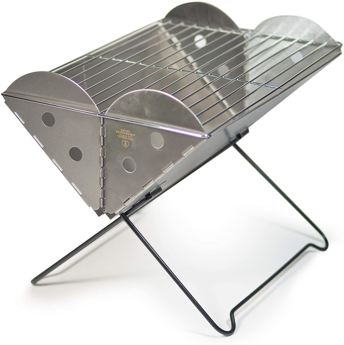 Skorter | UCO Flatpack Portable Stainless Steel Grill and Fire Pit