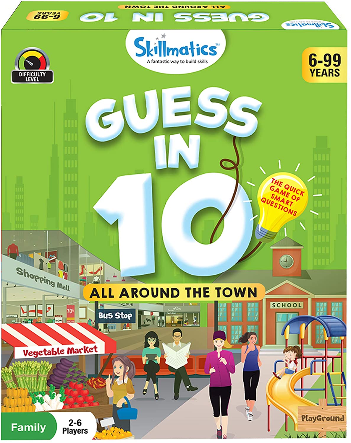 Skorter | Skillmatics Educational Game: Animal Planet - Guess in 10 (Ages 6-99) | Card Game of Smart Questions | General Knowledge for Kids, Adults and Families | Gifts for Boys and Girls