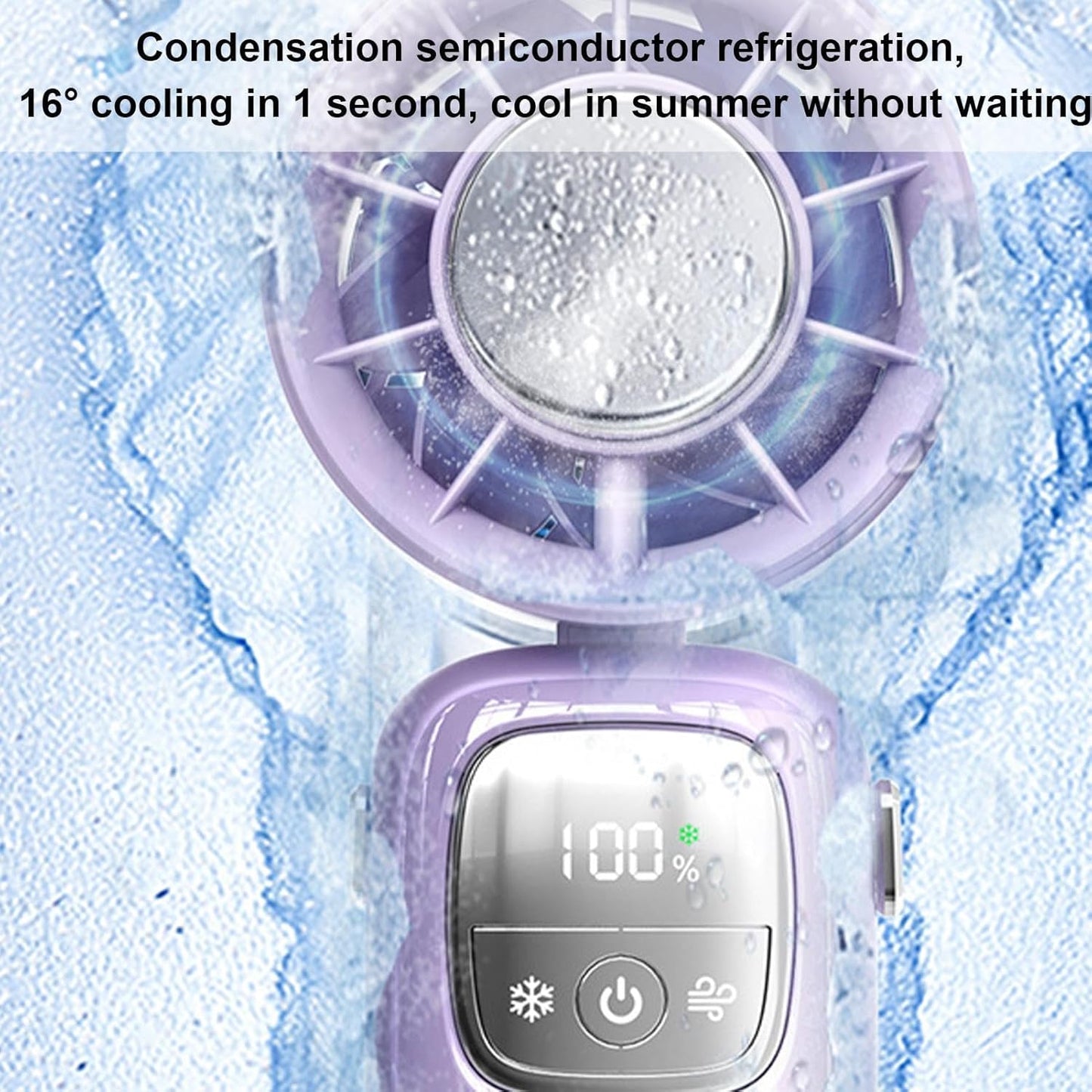 Skorter | Portable Foldable Handheld Fan with LED Display 100 Speeds