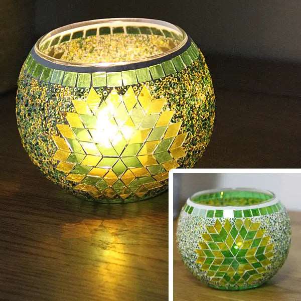Candle Holder- Decorative Glass
