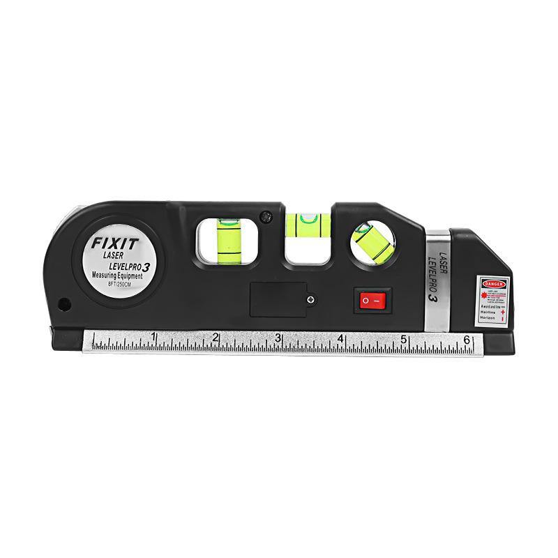 Skorter | Laser Level Ruler Multi-functional Household Infrared Decoration (Black)