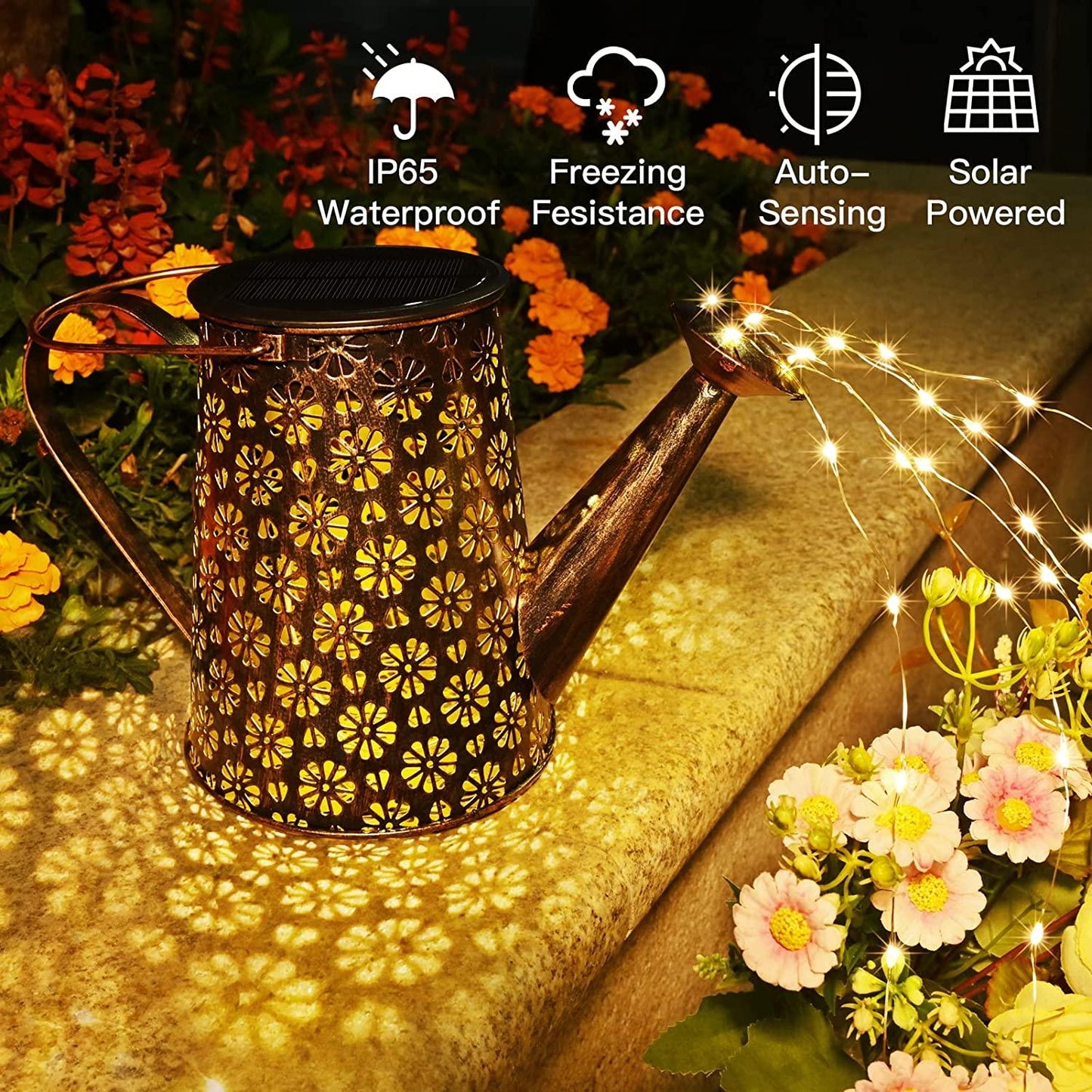 Skorter | Waterproof Solar Watering Can Lights