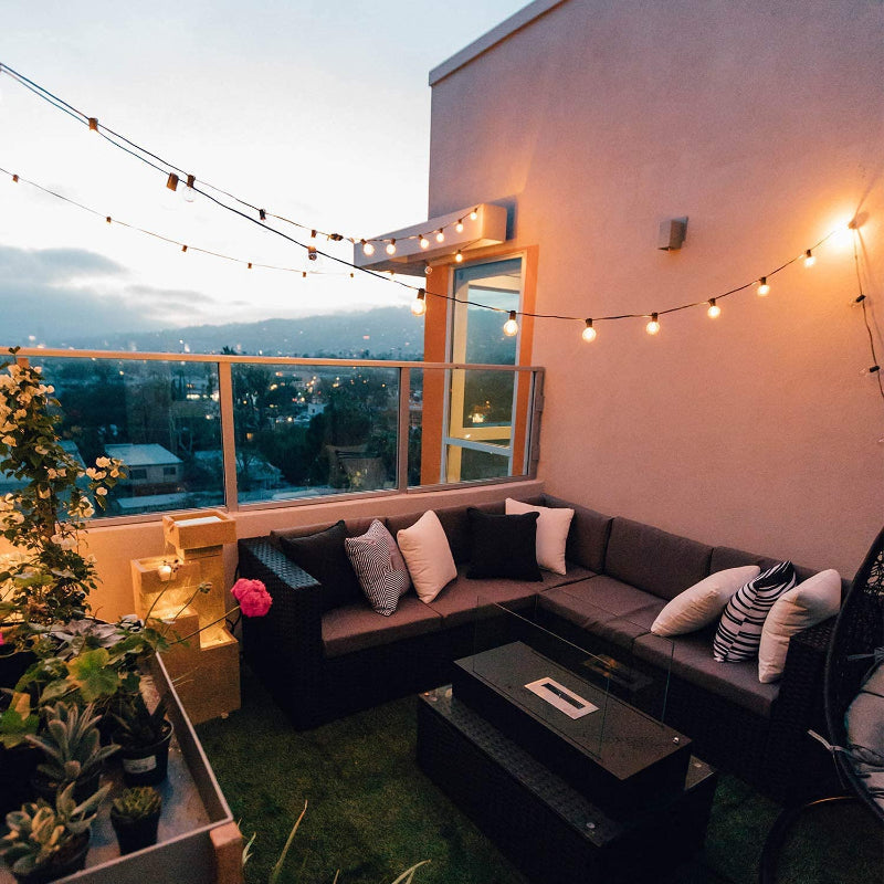 Skorter | Royaleva Outdoor Dimmable String Lights - 20 ft LED Ambient Lighting