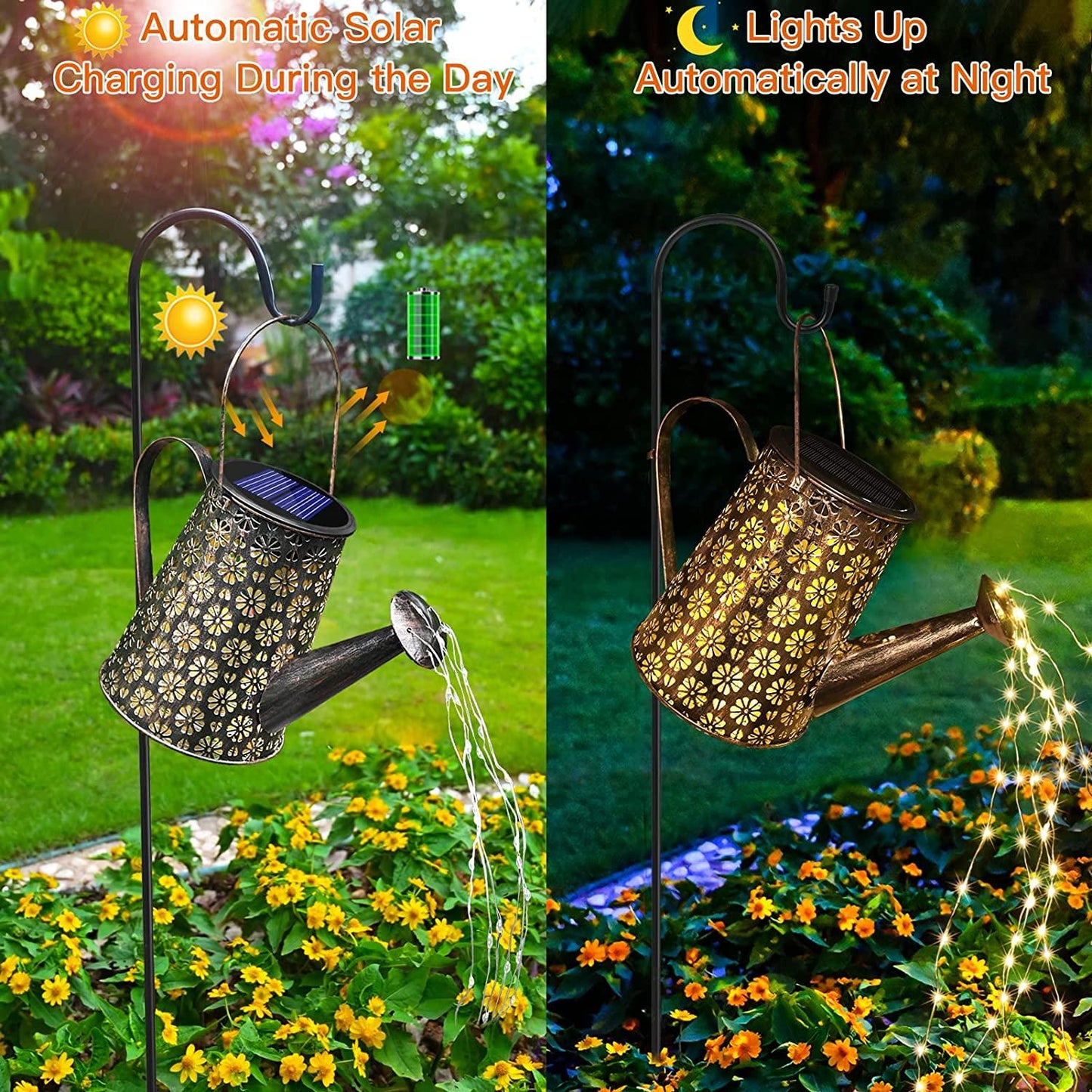 Skorter | Waterproof Solar Watering Can Lights