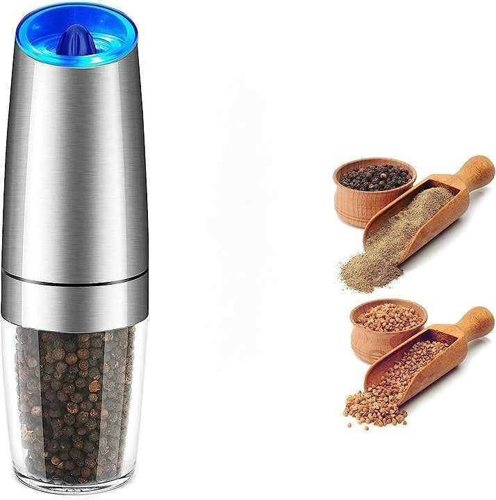 skorter | Automatic Electric Gravity Induction Salt and Pepper Mill