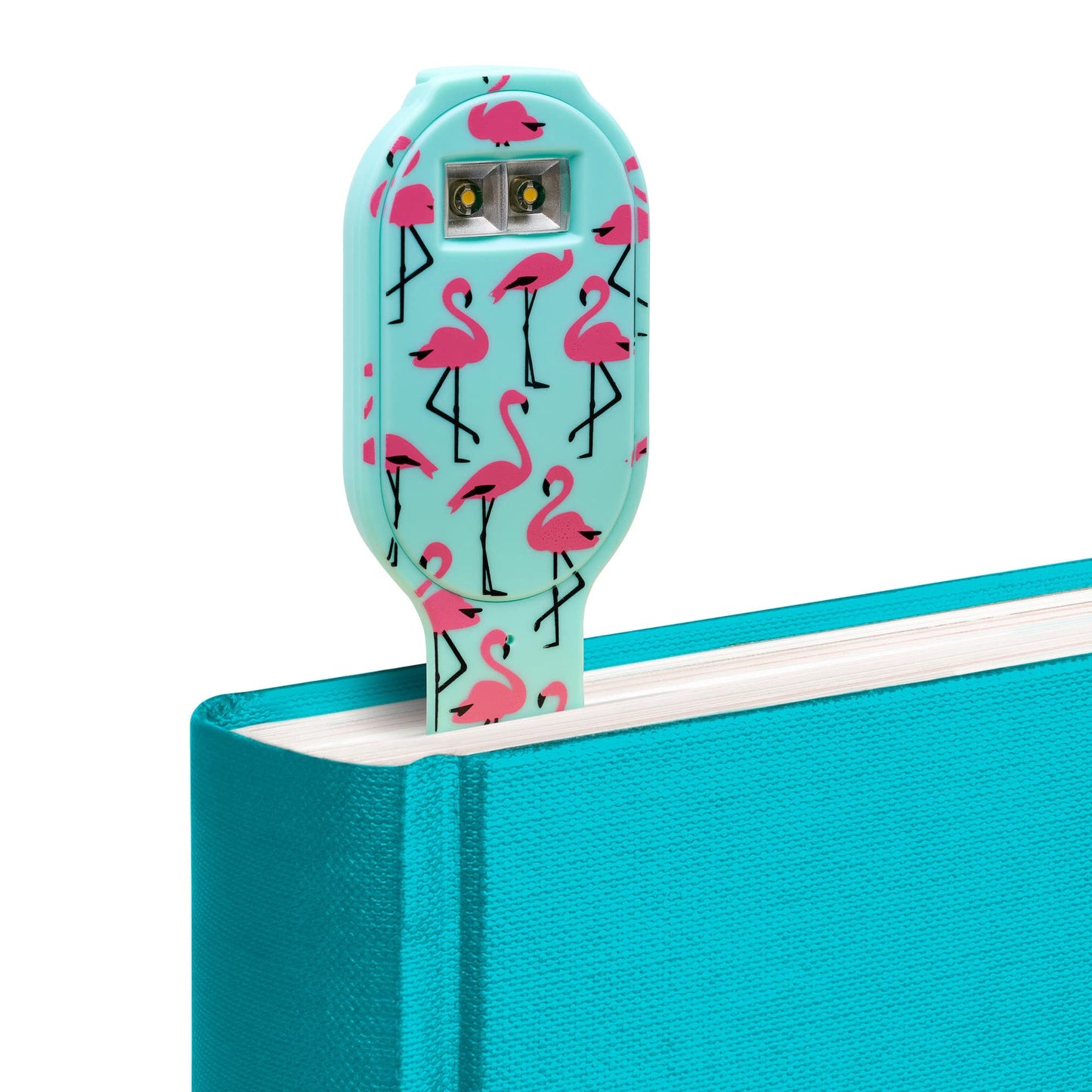 Skorter | Gifts For Readers & Writers Rechargeable 2-in-1 LED Book Light & Bookmark - Flamingo Color