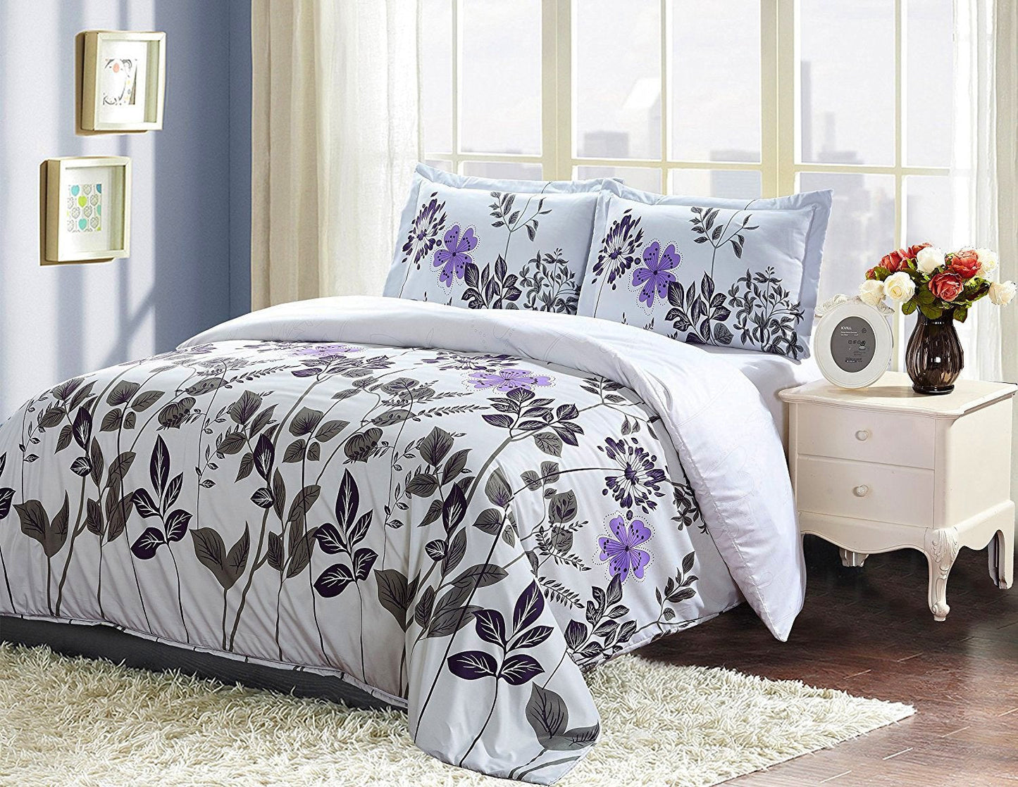 Skorter | Luxurious Brushed Velvet Microfiber Duvet Cover Set