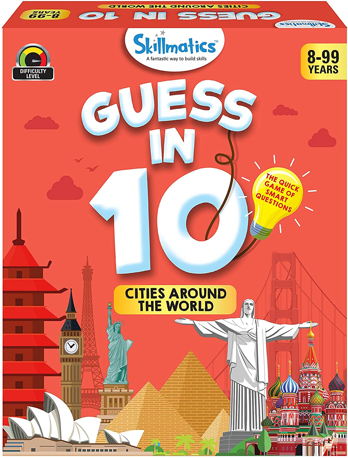 Skorter | Skillmatics Educational Game: Animal Planet - Guess in 10 (Ages 6-99) | Card Game of Smart Questions | General Knowledge for Kids, Adults and Families | Gifts for Boys and Girls