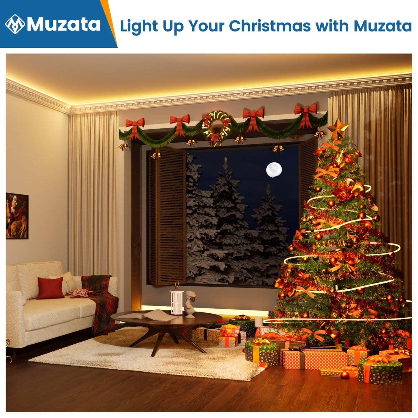 Skorter | Muzata 10Pack 3.3Ft Led Channel, Black Aluminium U Shape Diffuser With Milk White Cover, 1