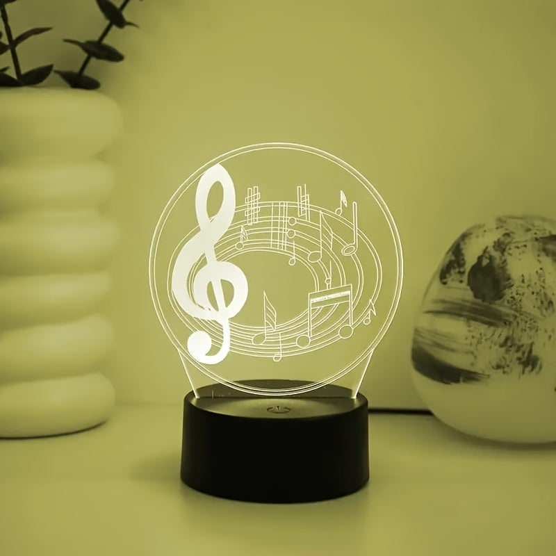 Skorter | MusikLys - Modern Acrylic Table Lamp with Touch Control and USB Connection