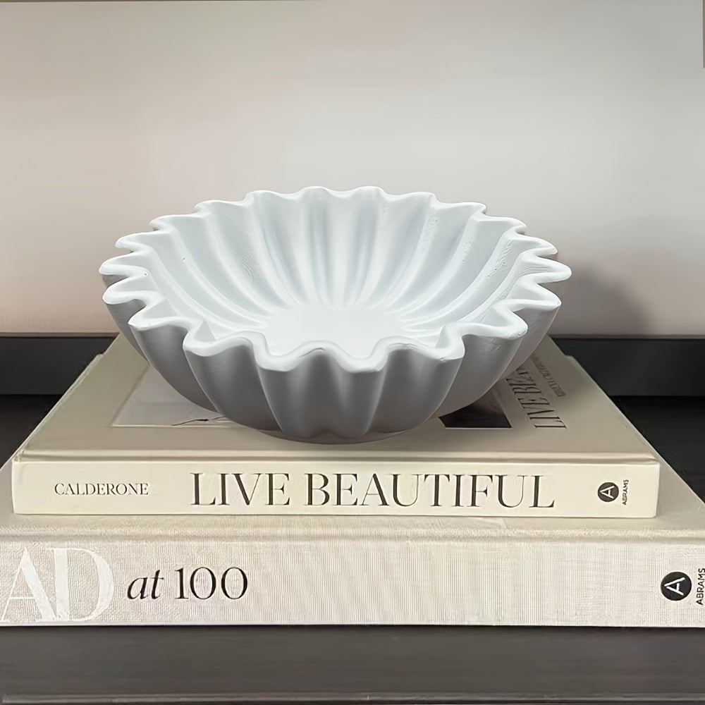 Skorter | EleganceBowl - Harp Comes with Ridges & Wavy Edges for Living Room Decor