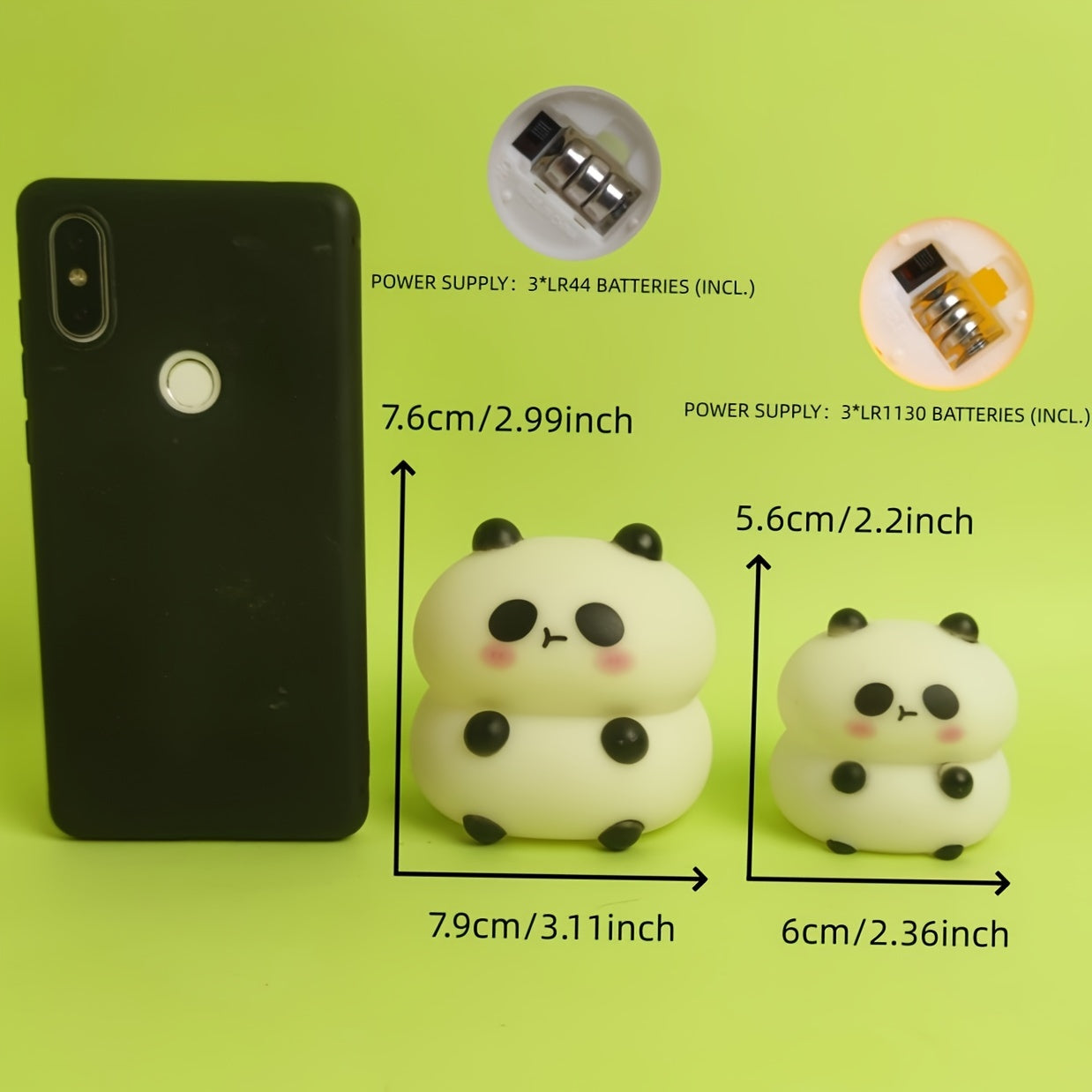 Skorter | PandaGlow - Asia-inspired Panda Night Light with LED lighting