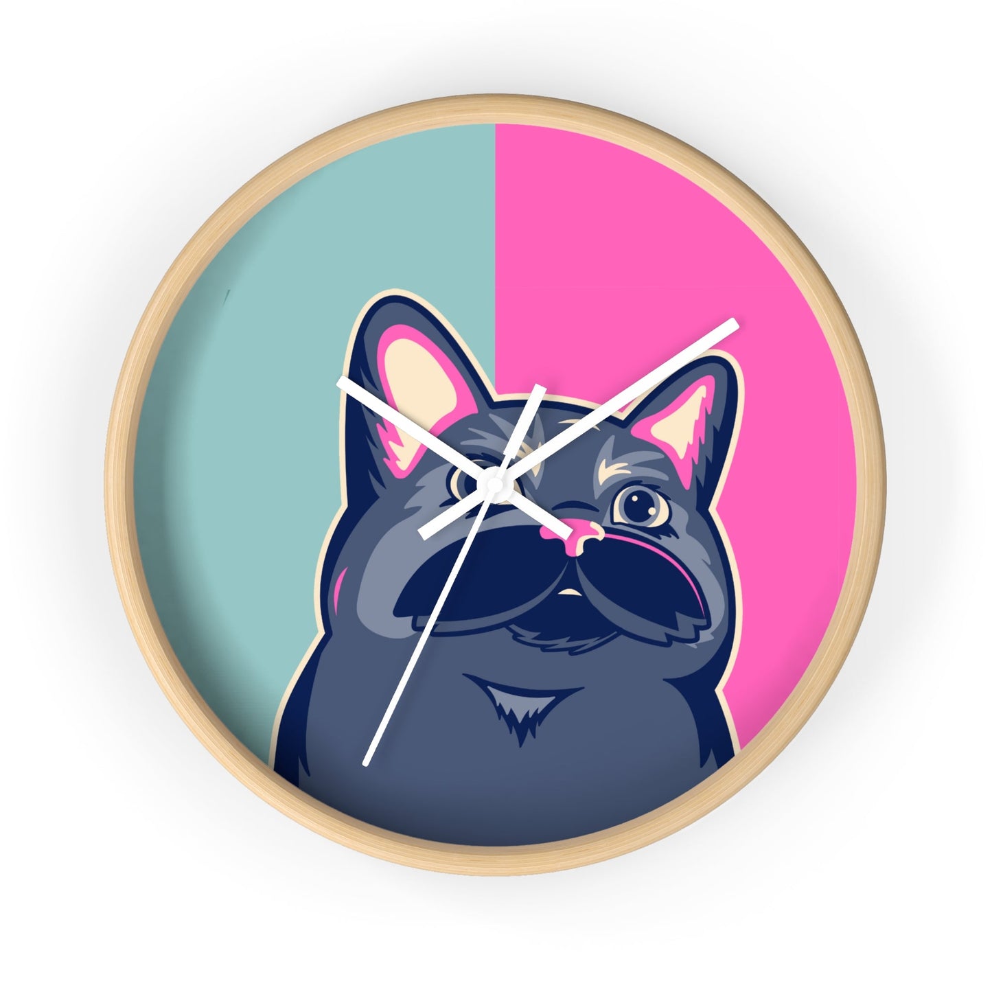 Skorter | Cat Color Block Wall clock