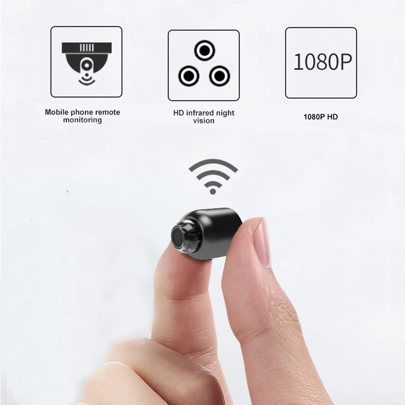 Skorter | Mini Wireless Spy Camera - Hidden CCTV, WiFi, Outdoor Security, Motion Detection
