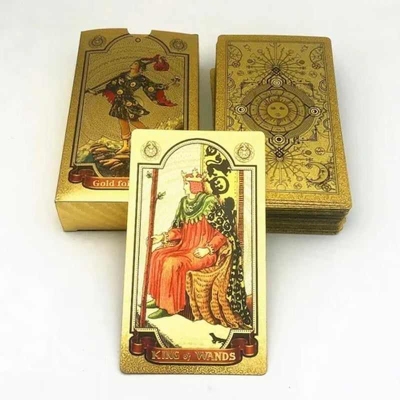 Skorter | Explore the Mystical World of Tarot Gold Foil Tarot
