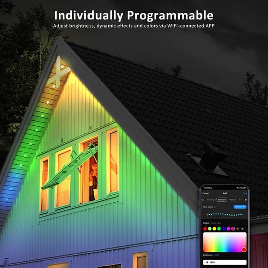Skorter | Smart Rainbow LED Permanent Outdoor Light