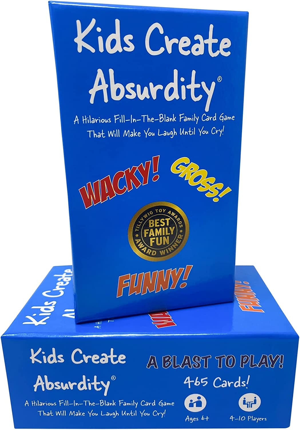 Skorter | Kids Create Absurdity: Fun Card Game for Family Evenings - A Fun Fill In Empty Card Game - Travel Tips Summer Camping Boys Girls
