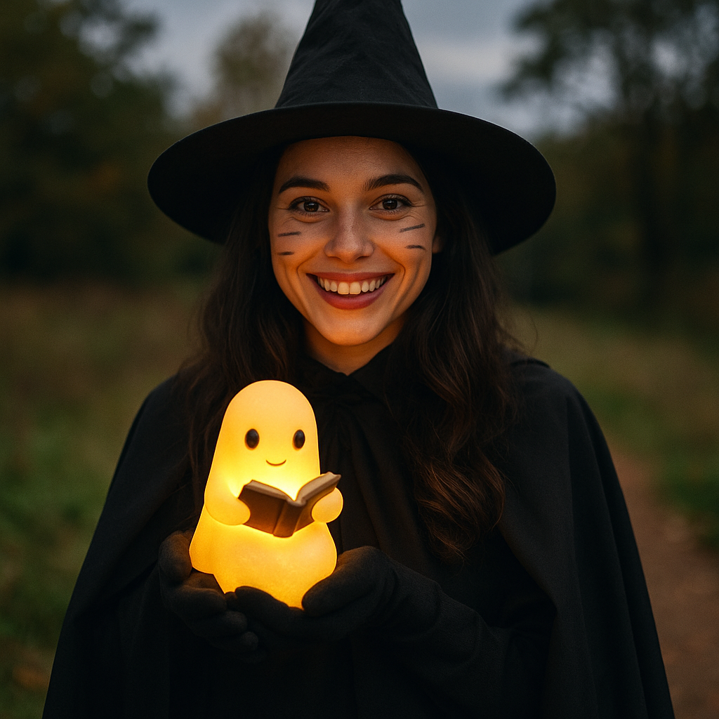Skorter | NightSpirit Lamp – Handmade Decorative Night Light with Warm Light