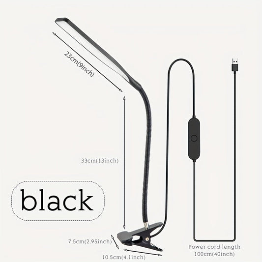 Skorter | FlexiGlow - LED Desk Lamp with Swan Neck and Clip