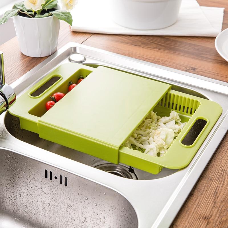 Skorter Kitchen Cutting Blocks Sinks Drain Baskets Cutting Boards Vegetable Meat Tools Kitchen Equipment Cutting Board