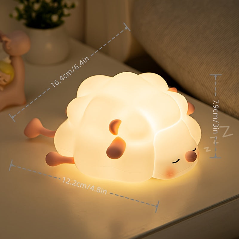 Skorter | SheepGlow - USB Rechargeable Pink Sheep LED Night Light