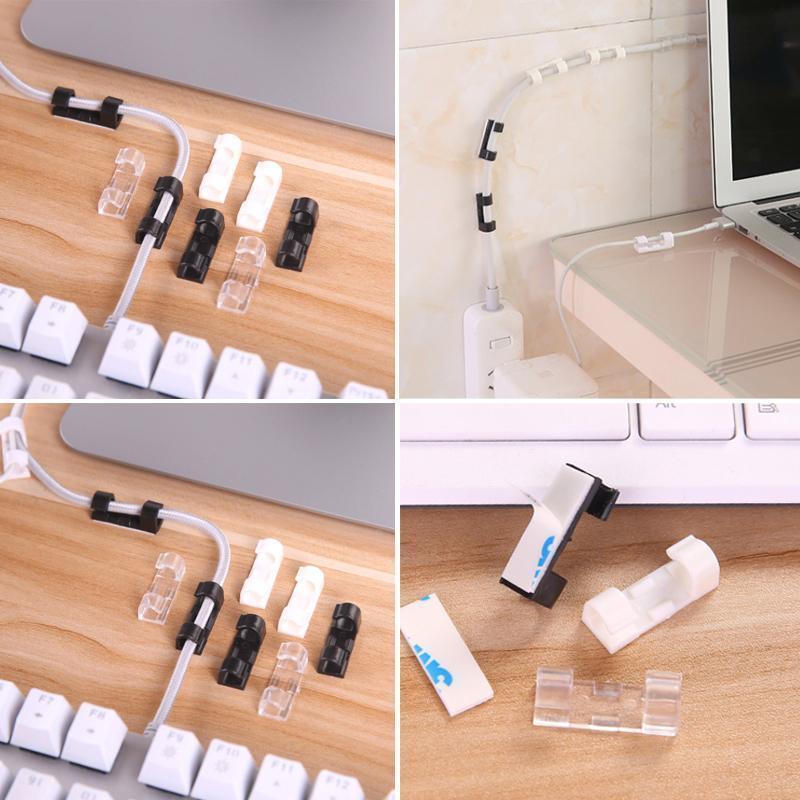 Skorter | Finisher Self-Adhesive Cable Clamps – 20 Pieces Cable Organizer Set