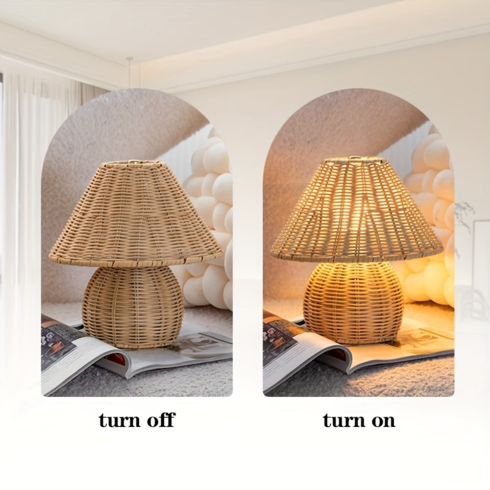 Skorter | Noya Rattan Table Lamp Home Decor
