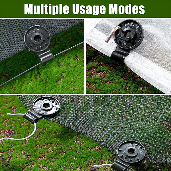 skorter | Shadow fabric plastic clamps, sun protection net clamps for greenhouse outdoor garden