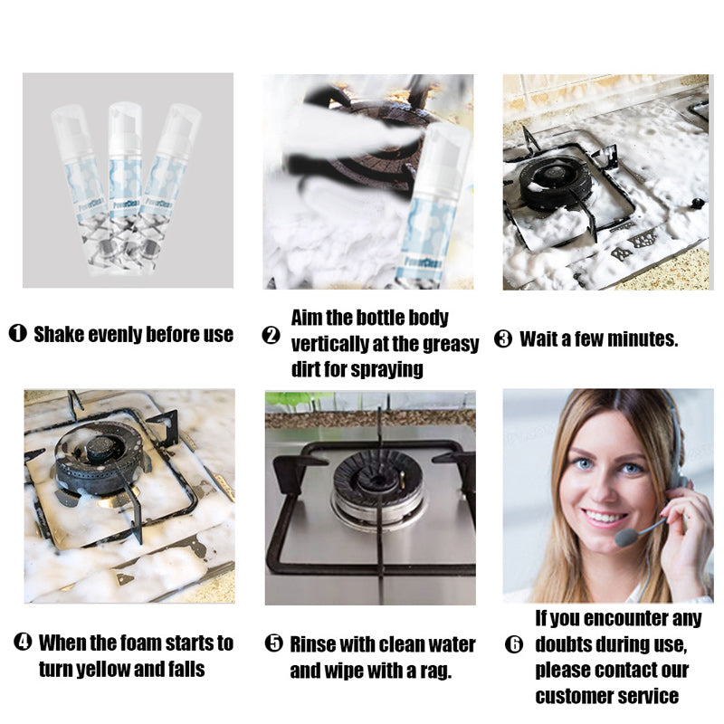 skorter | Kitchen All-purpose Grease Foam Cleaner