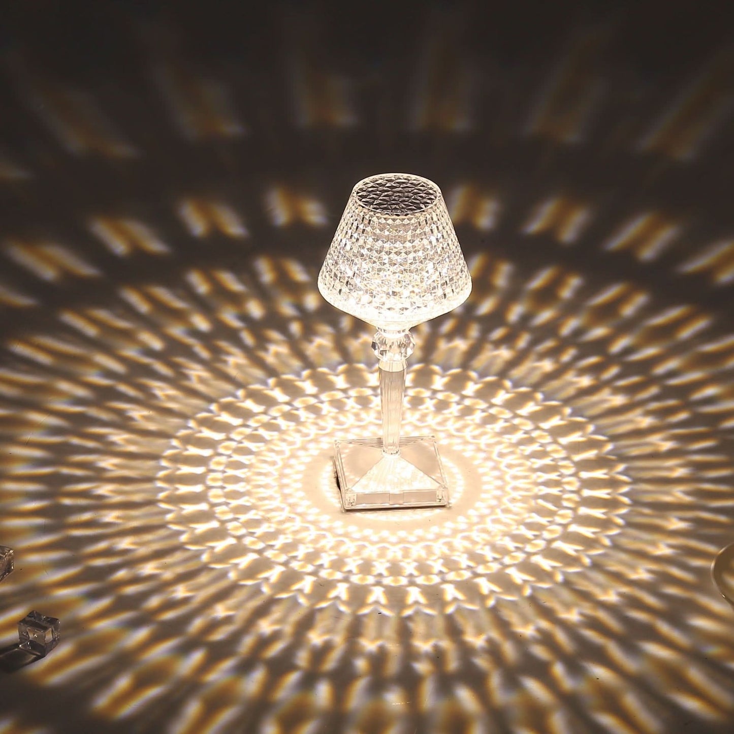 Skorter | Rechargeable Crystal Lampshade Touch LED Lamp