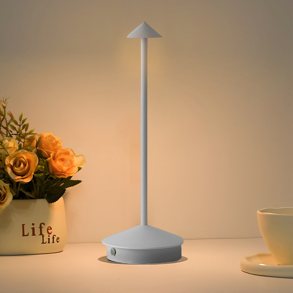 Skorter | LuminZen - Modern spherical desk lamp with RGB color changing and wireless charging