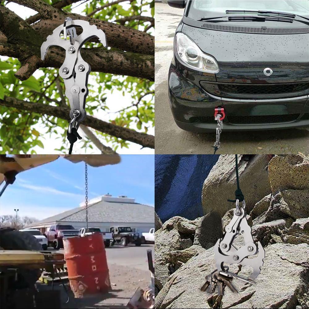 Skorter | Stainless Steel Survival Folding Grappling Gravity Hook
