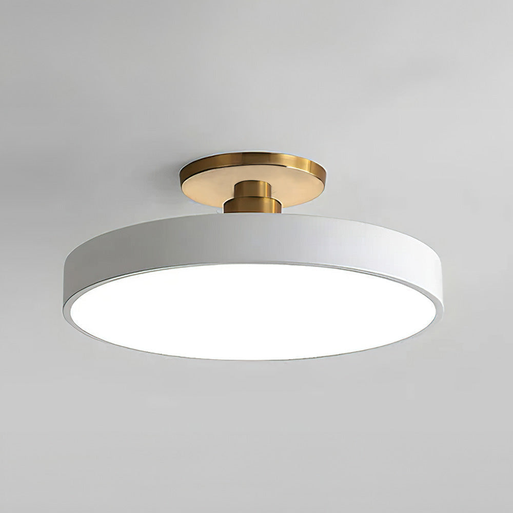 Skorter | Modern LED Semi Flush Mount Ceiling Light | Energy-Saving. Durable Design for Hallway. Dining Room & Living Room