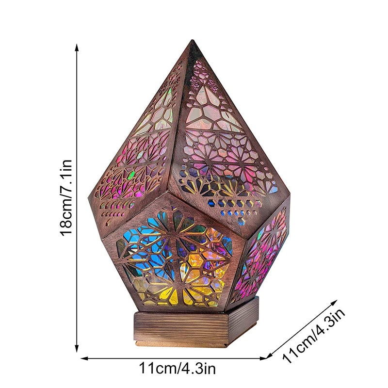 skorter | Bohemian Polar Star Floor Lamp, LED Colorful Star Projector