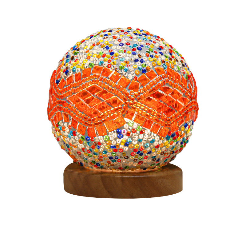 Skorter | Spherical LED Dimmable Glass Bohemian Baroque Table Lamp