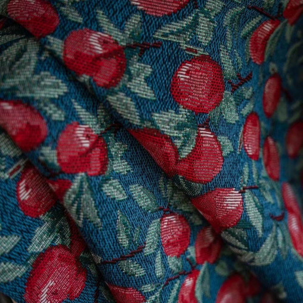 Skorter | Cherry Bloom Botanical Tassel Curtain