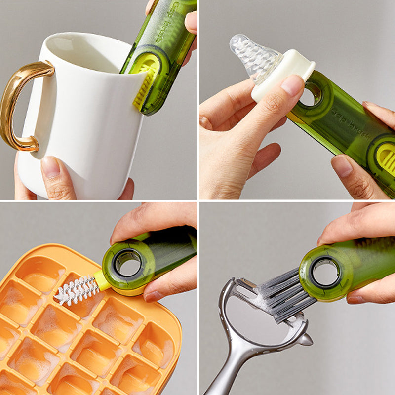 skorter | 3 In 1 Cleaning Brush Multi-Function Bottle Gap Cleaner Brush