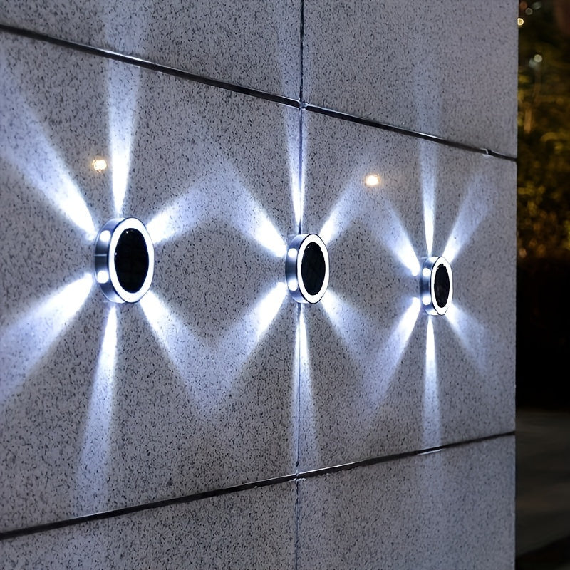 Skorter | SolarLicht - 6 LED Outdoor Lighting, Solar Energy Outdoor Lighting for Path, Garden and Patio