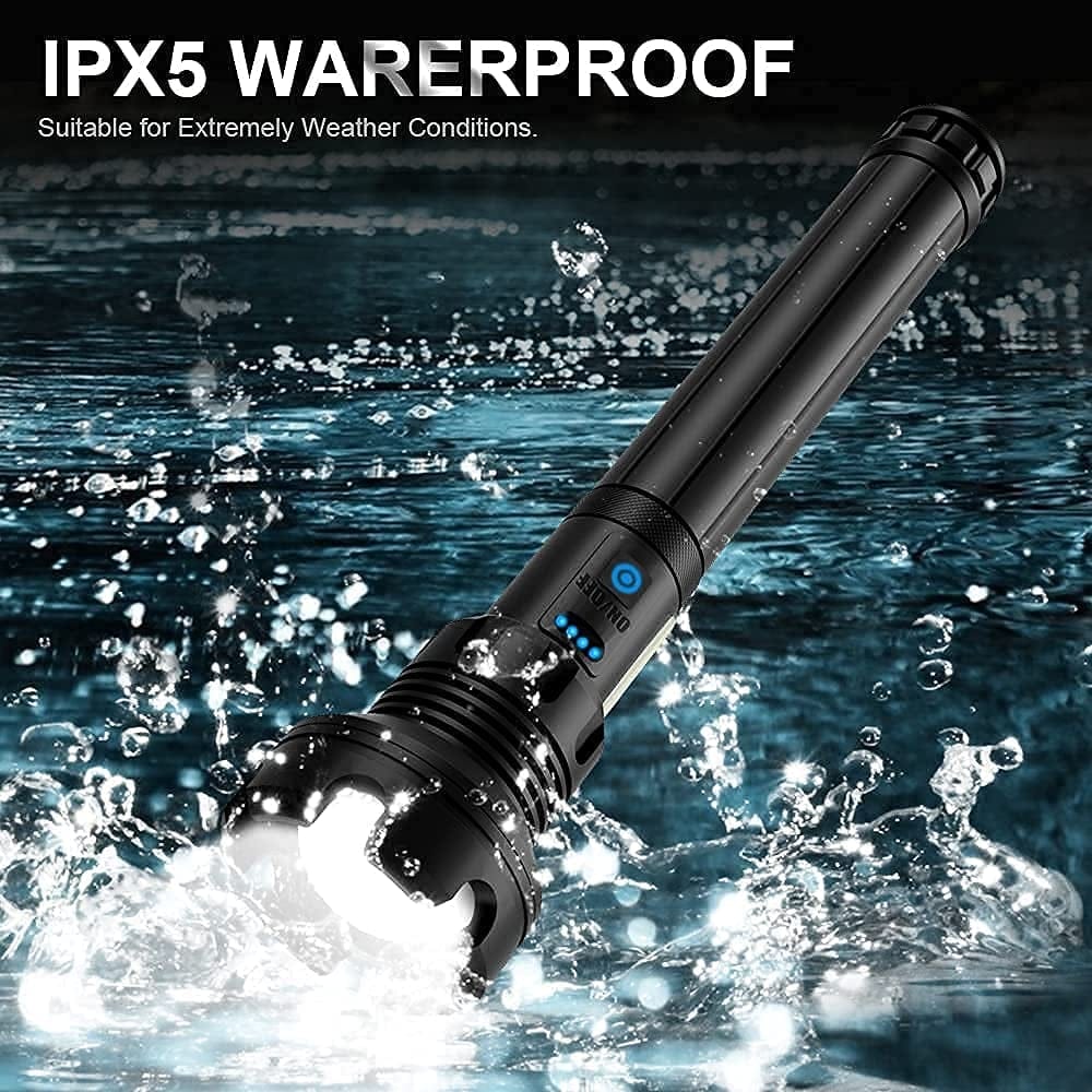 ApexBeam™ LED Rechargeable Tactical Laser Flashlight