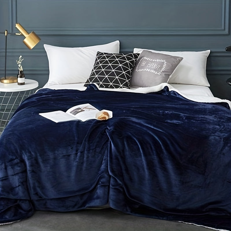 Skorter | Sherpa Fleece Blanket - Soft and Warmer, Suitable for Sofa and Couch, All-Season